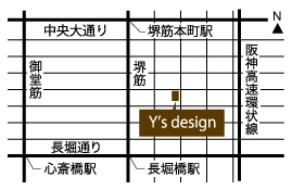 地図：Head Office Minamisenba